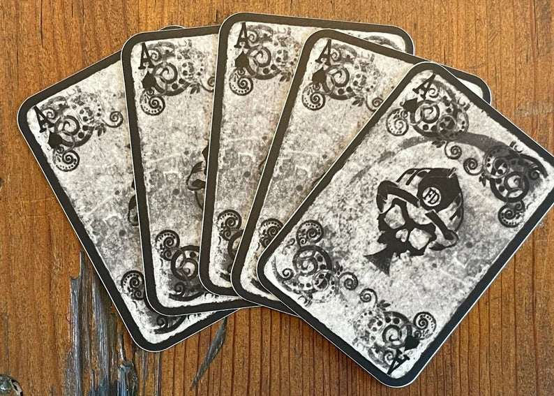 Black Helmet Ace of Spades Skull Logo Decal Black Helmet Ace of Spades Skull Logo Decal
