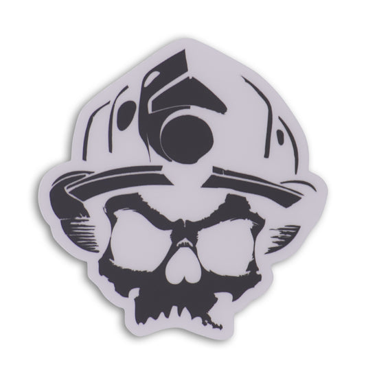 Klassischer Totenkopf-Logo-Aufkleber