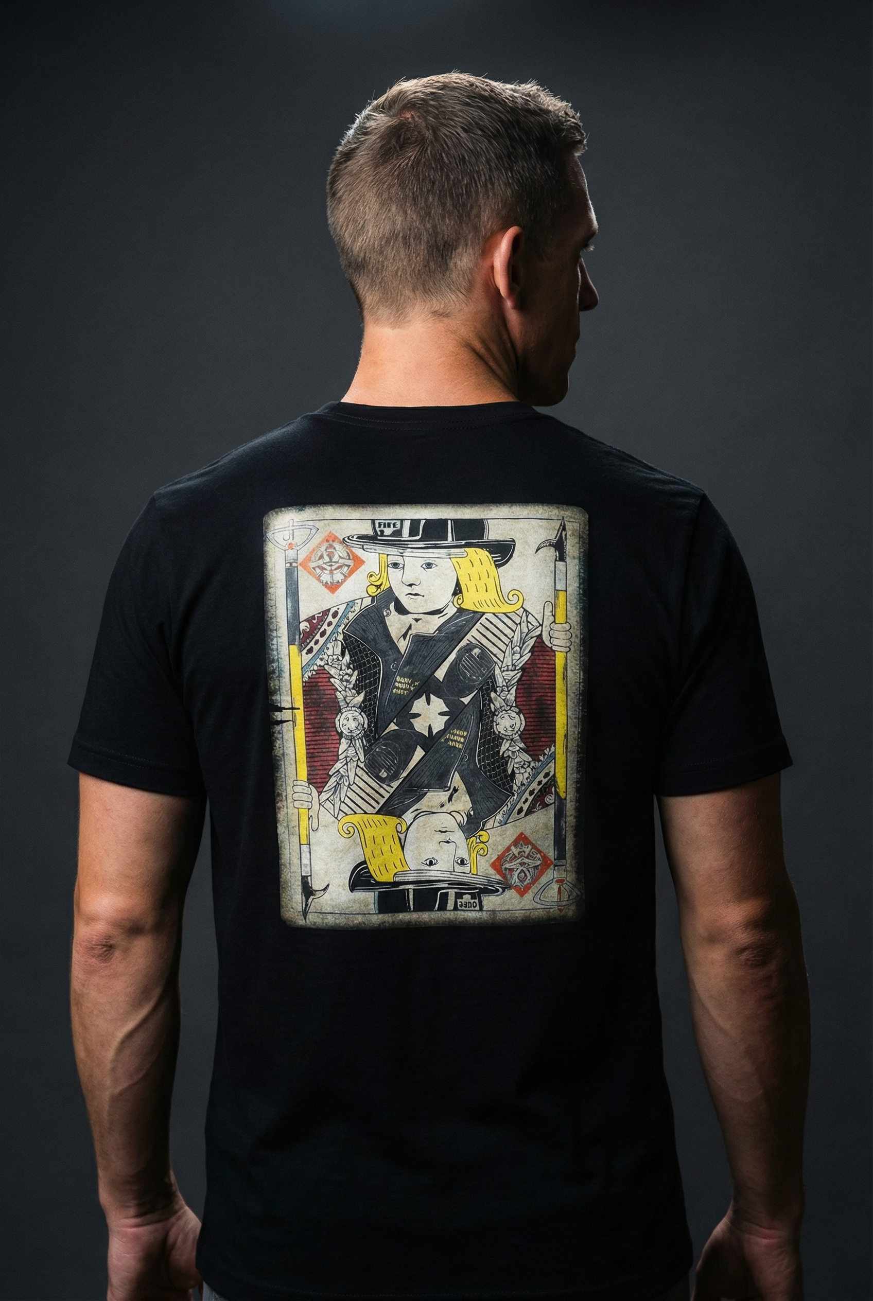 The Jack of All Trades Firefighter Premium Tee – Black Helmet