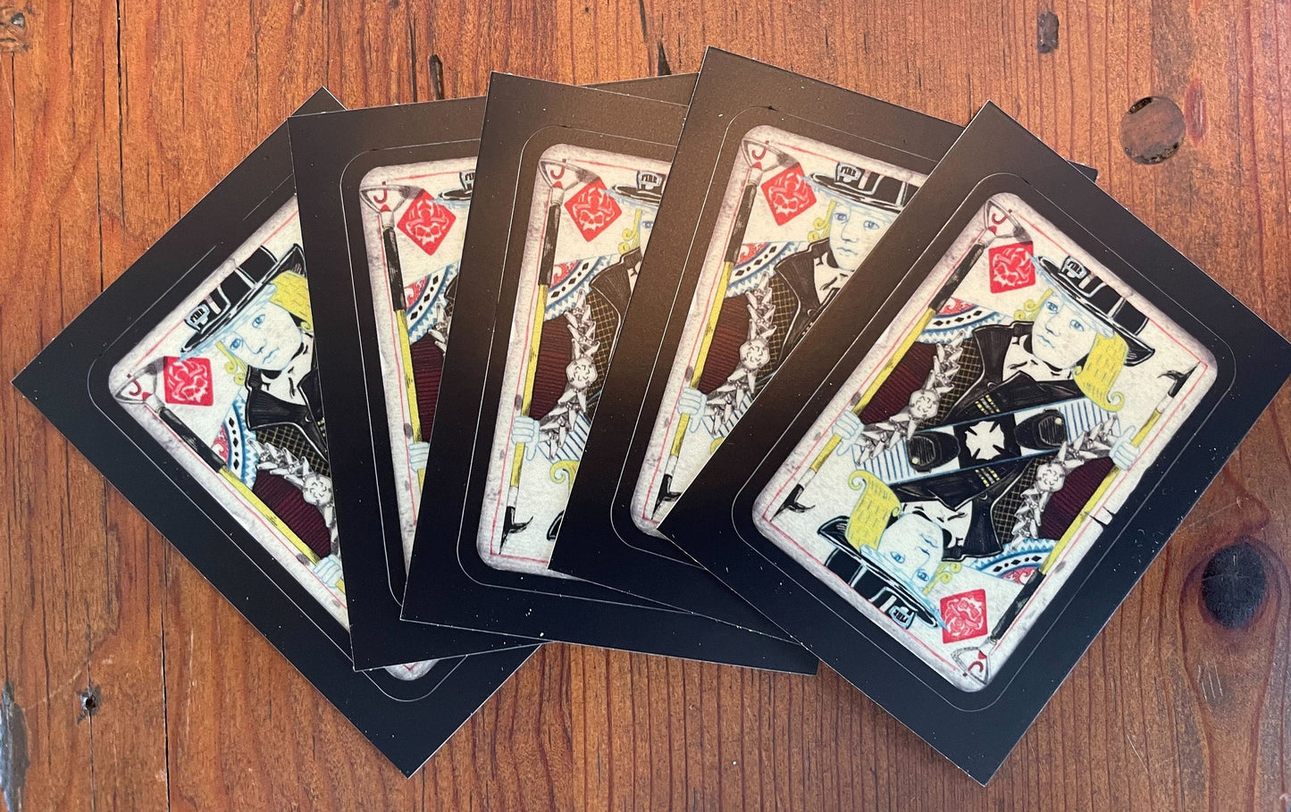 1 or 5 Pack | Black Helmet " The Jack" Firefighter Decals "Jack of All Trades Firefighters"