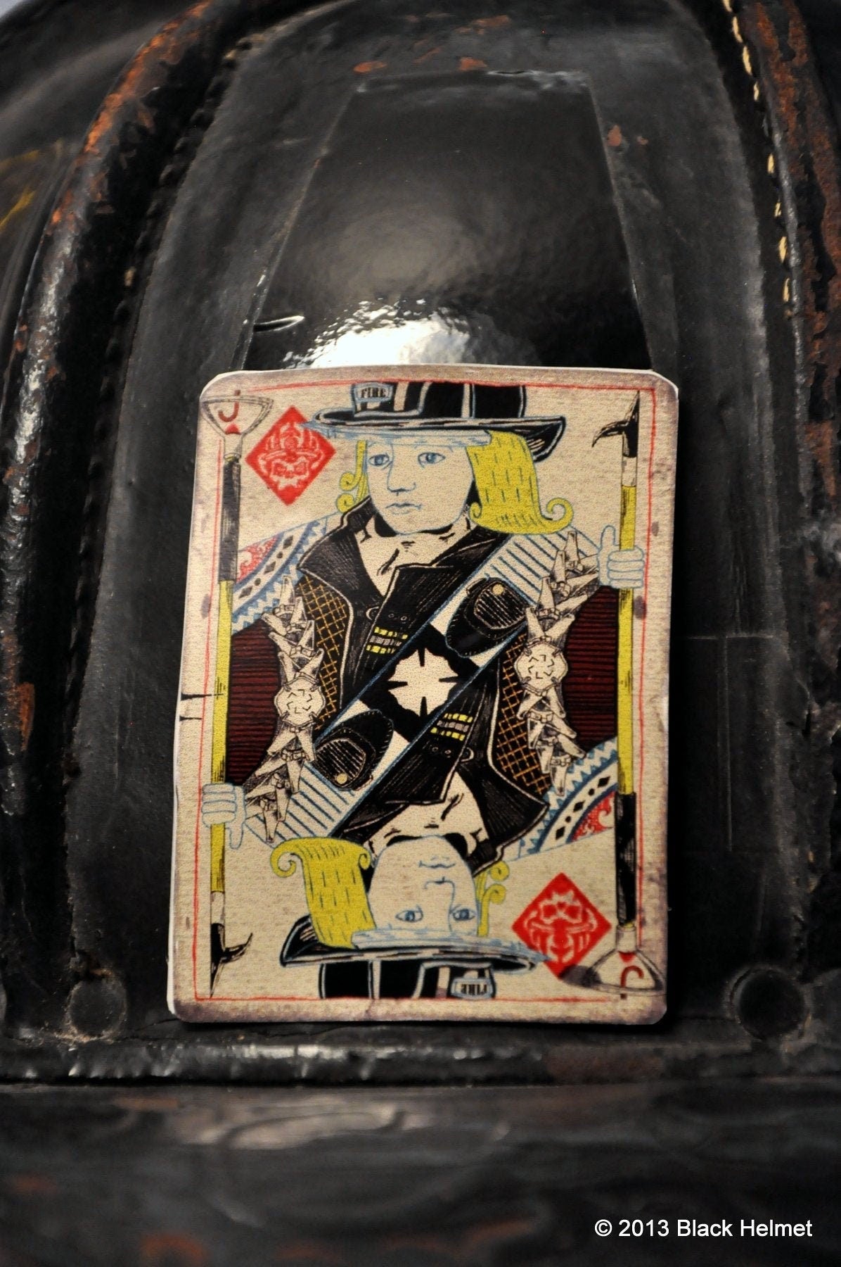 1 or 5 Pack | Black Helmet " The Jack" Firefighter Decals "Jack of All Trades Firefighters"
