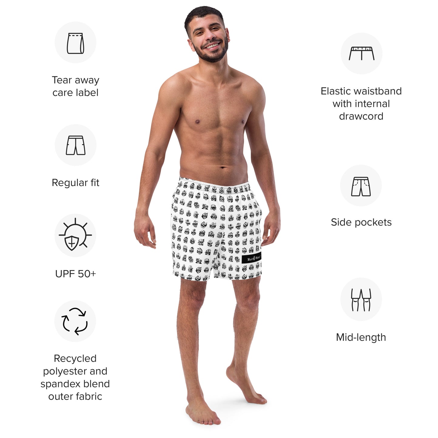 Bañador para hombre Skull Life