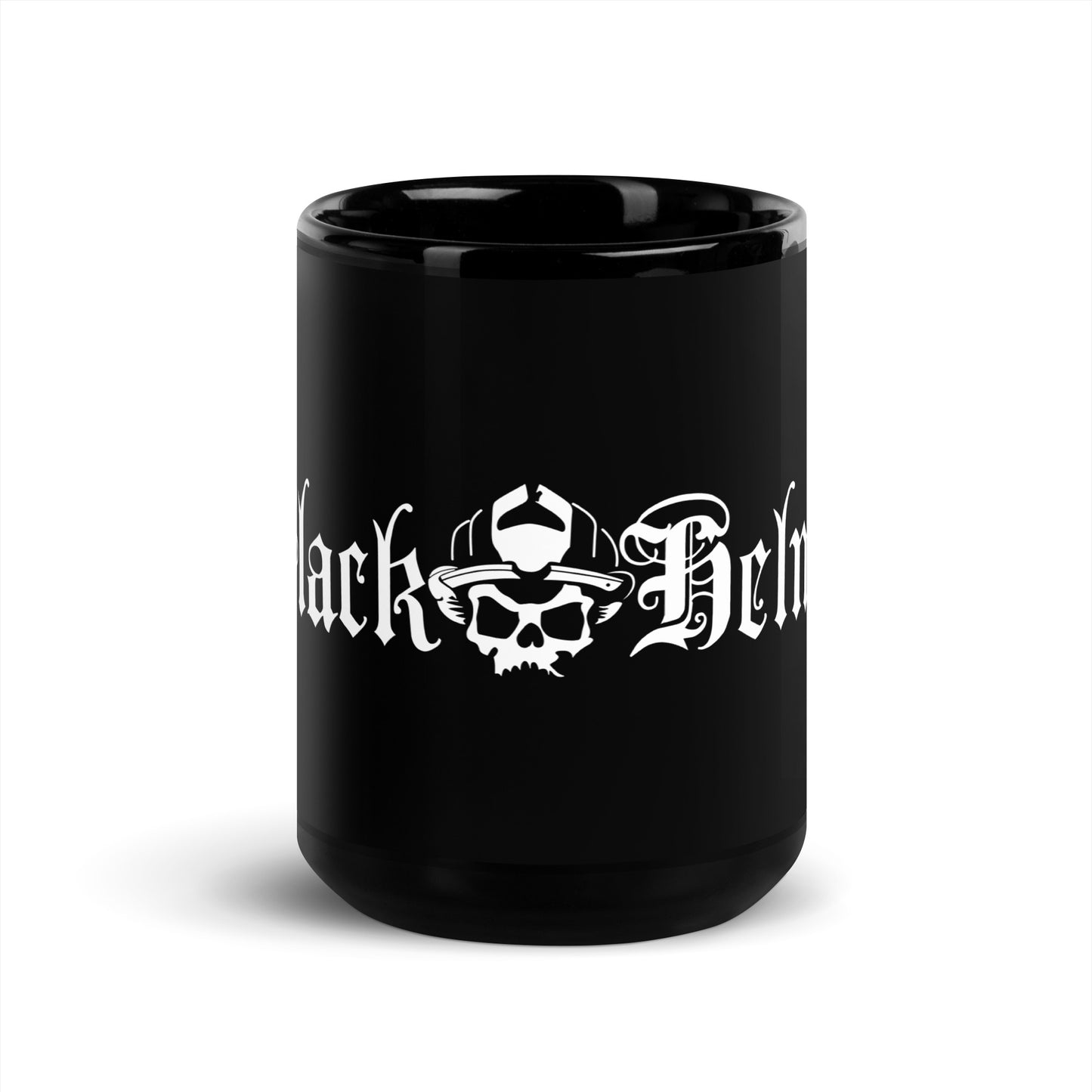 Black Helmet Large Coffee Mug (15 oz)