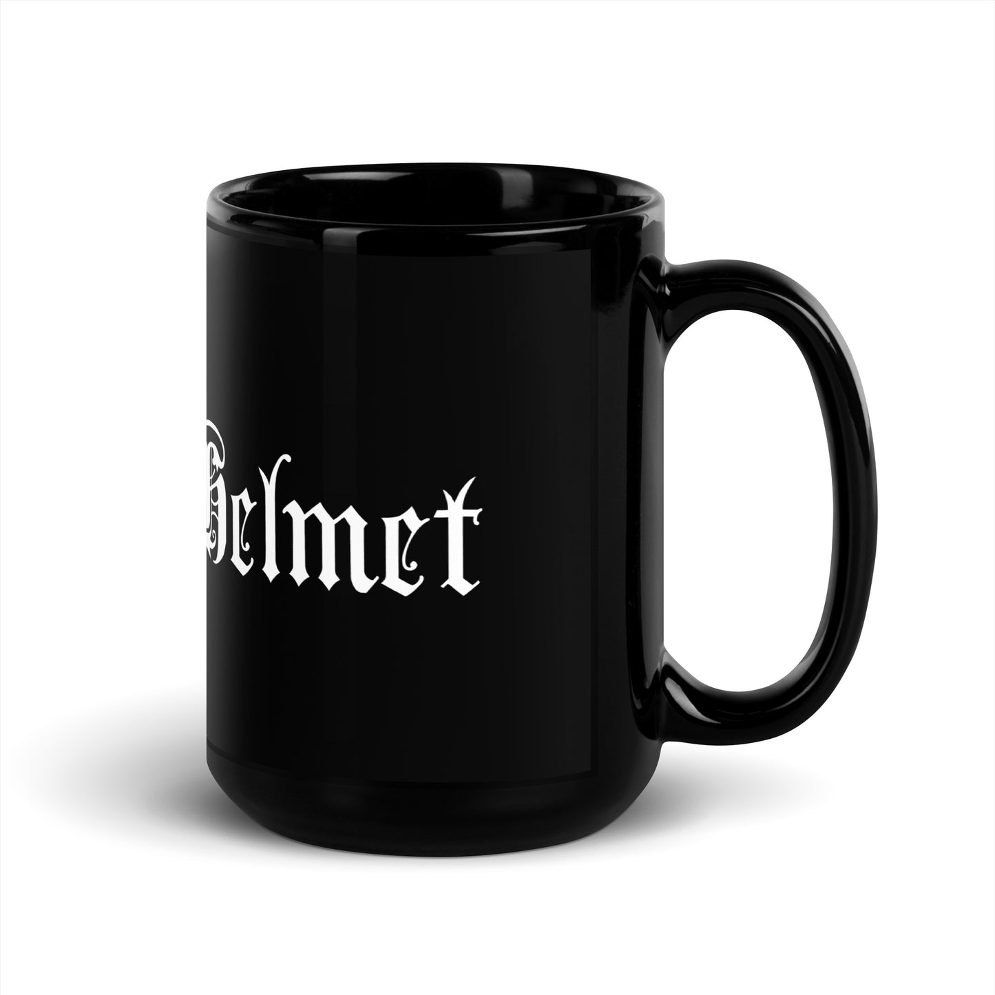 Black Helmet Large Coffee Mug (15 oz)