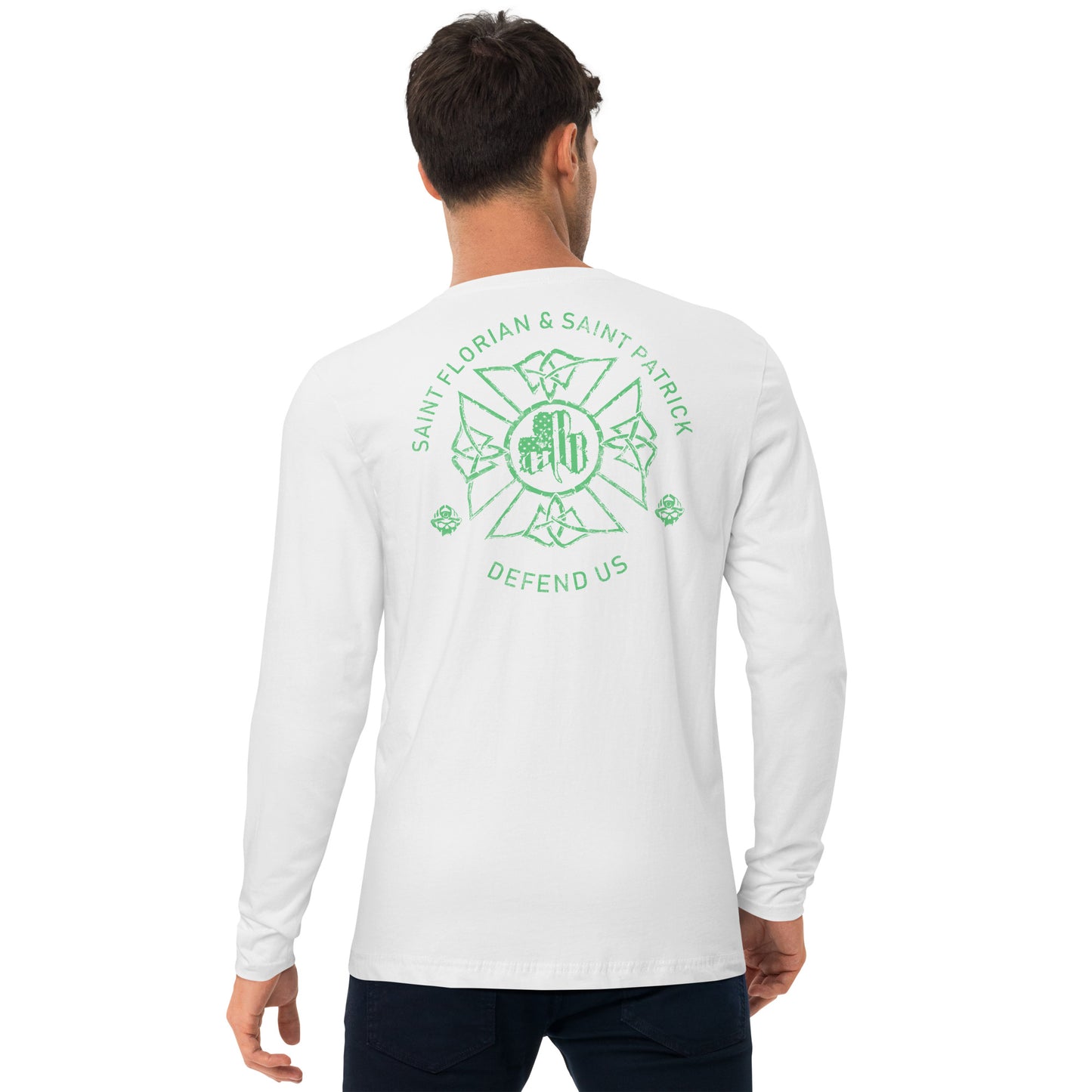 Camiseta de manga larga premium Protect Us de St. Florian