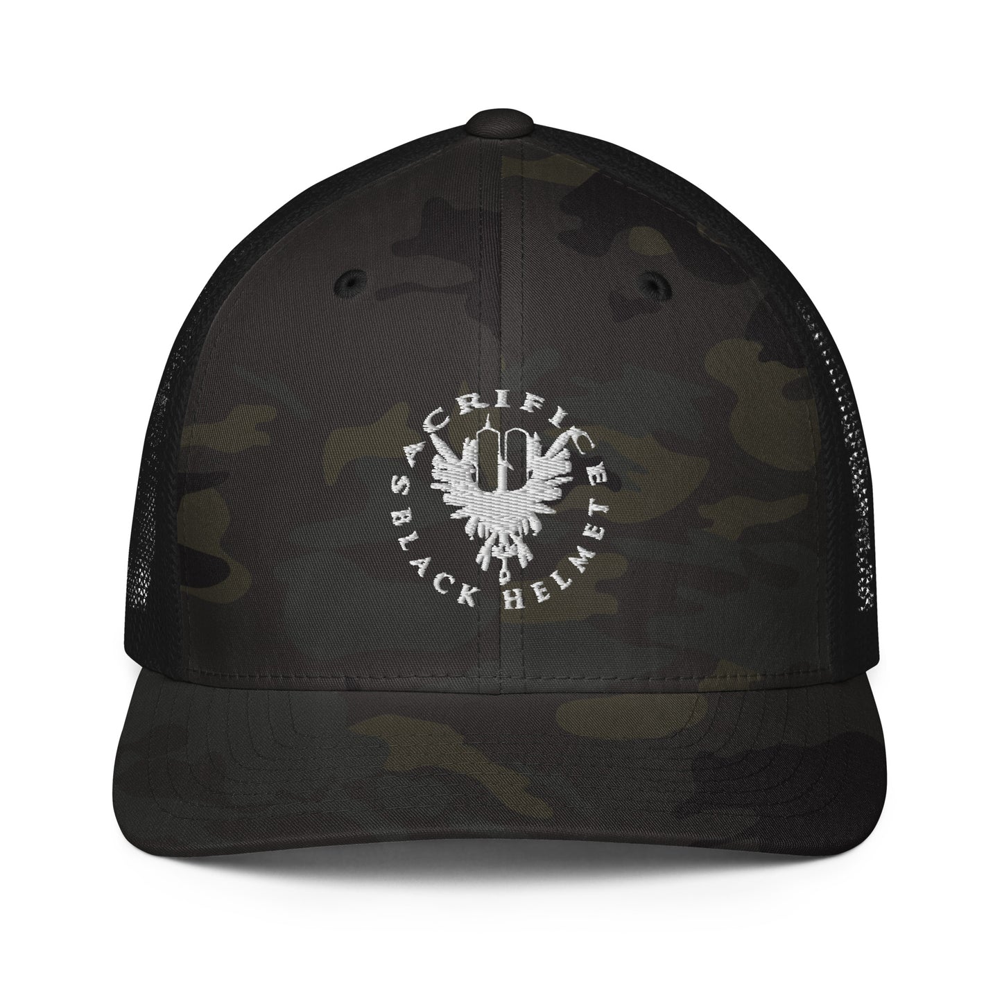 Sacrifice Twin Towers 9-11 Mesh Back Trucker Cap | Flexfit 6511