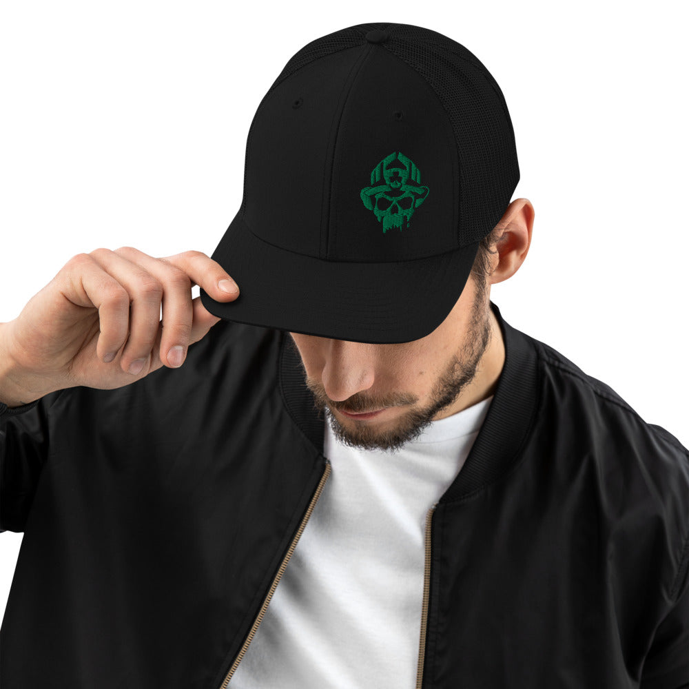 Black Helmet Irish Skull - Limited St. Patrick's Day Edition Trucker Cap