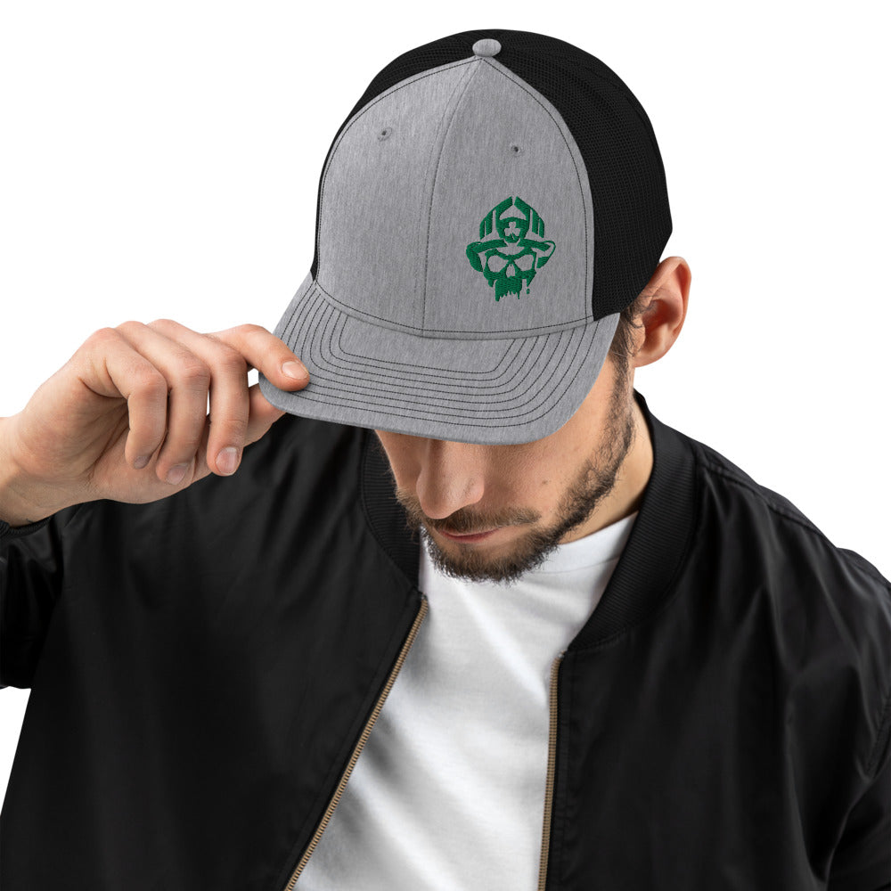 Black Helmet Irish Skull - Limited St. Patrick's Day Edition Trucker Cap