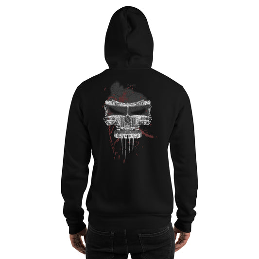 Sudadera con capucha y bolsillo trasero