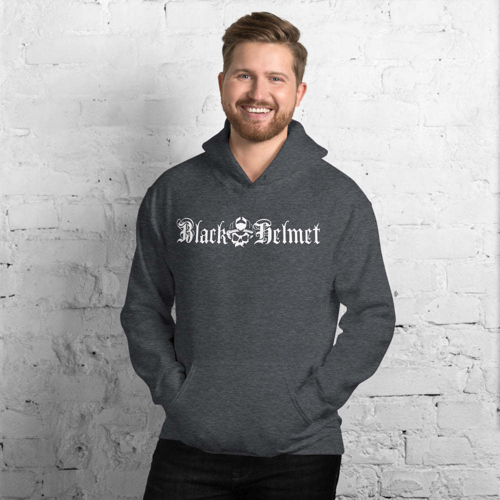 Black Helmet Logo Hoodie