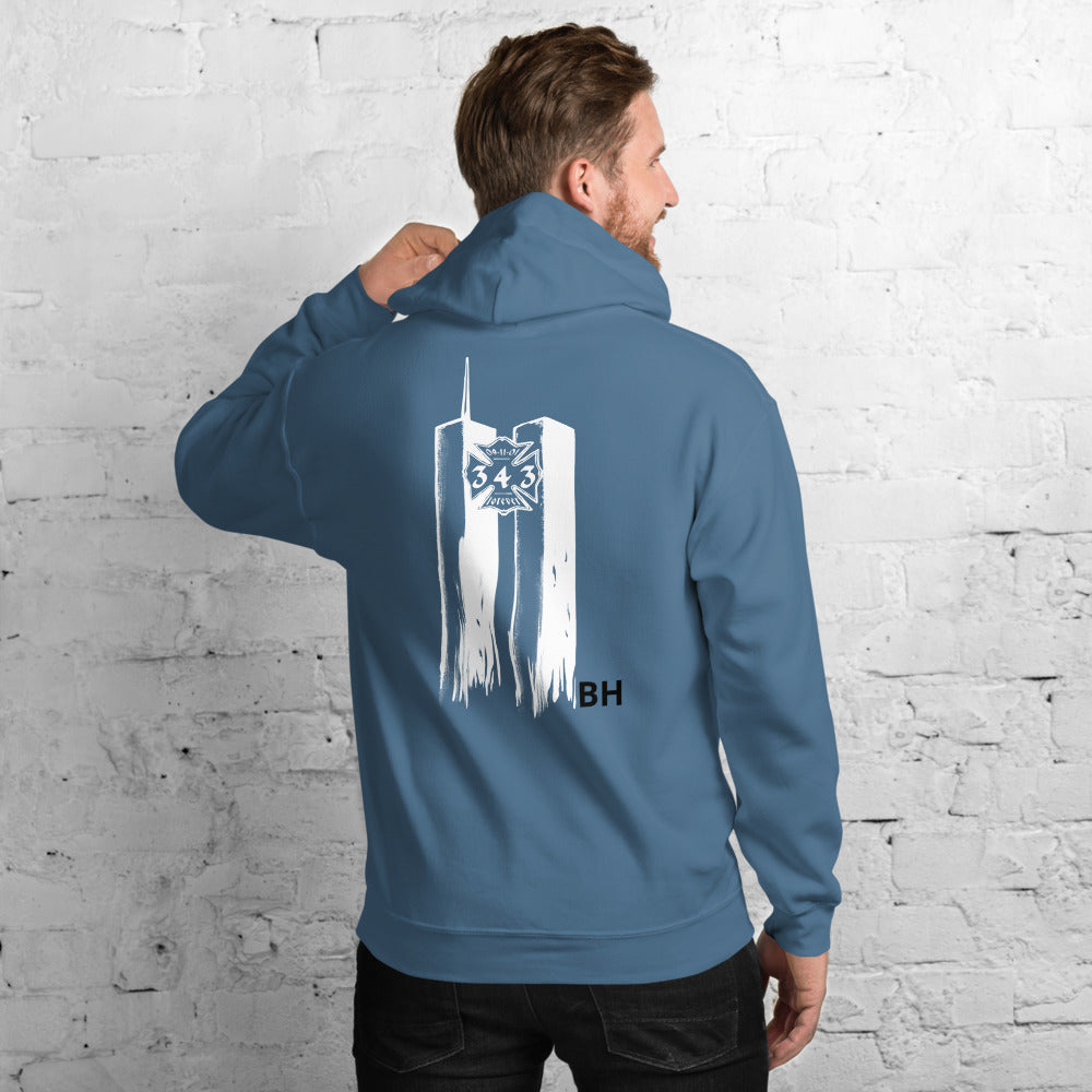 9/11 343 Für immer Twin Towers Kapuzenpullover