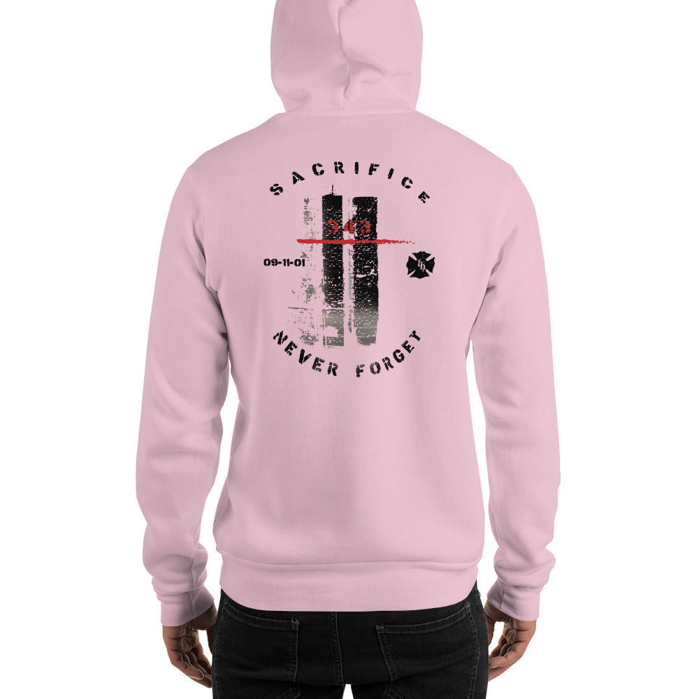 Sudadera con capucha 343 de las Torres Gemelas del 11 de septiembre