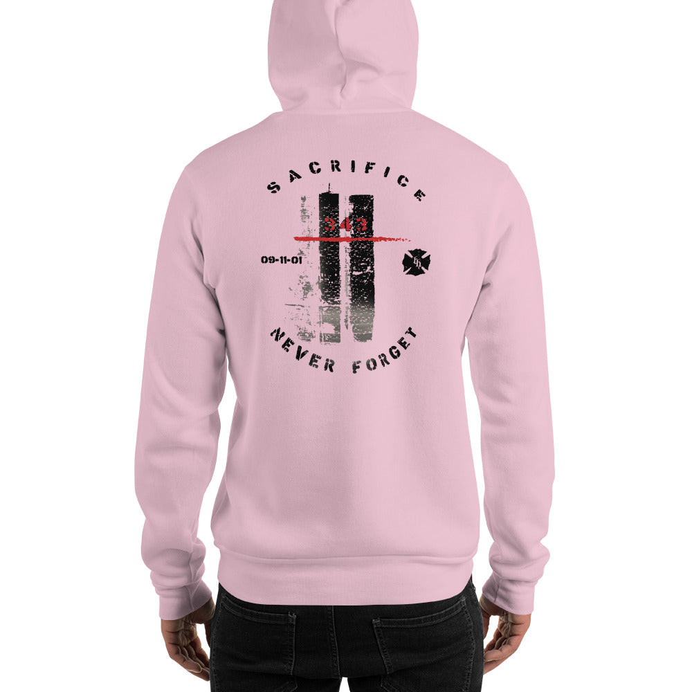 9/11 Never Forget 343 Twin Towers Hoodie