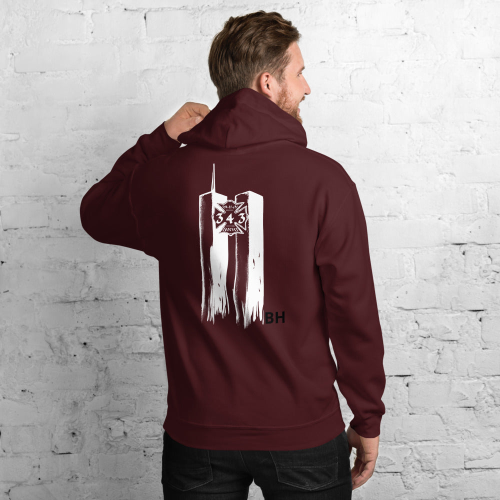9/11 343 Für immer Twin Towers Kapuzenpullover