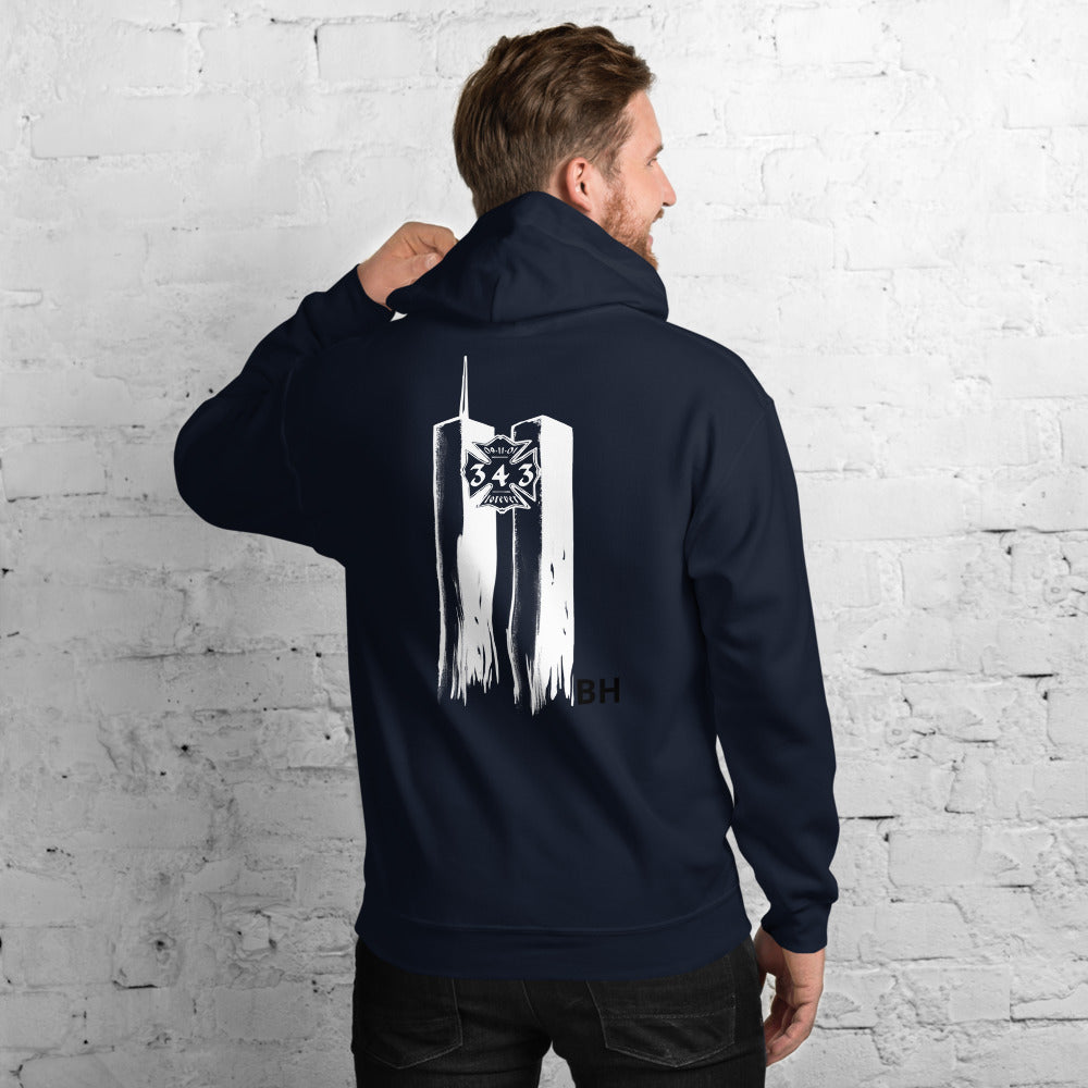 9/11 343 Für immer Twin Towers Kapuzenpullover