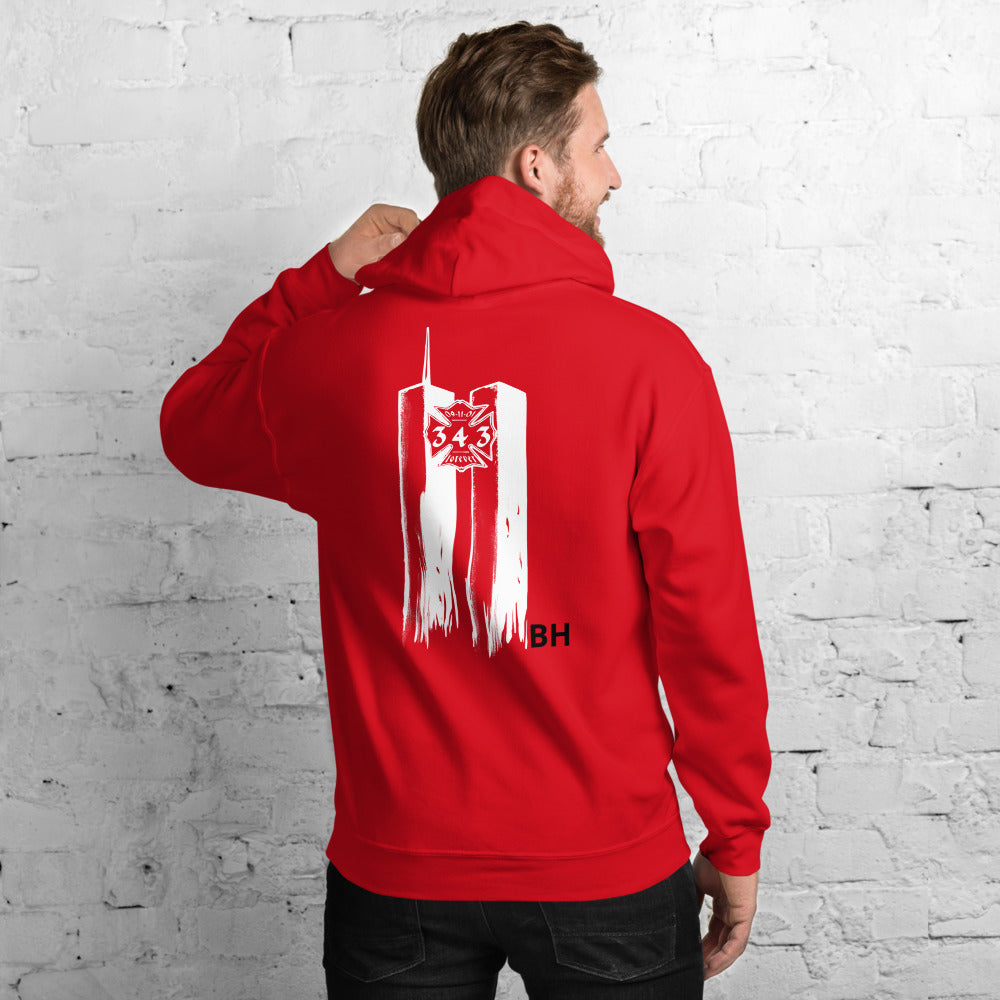 9/11 343 Für immer Twin Towers Kapuzenpullover