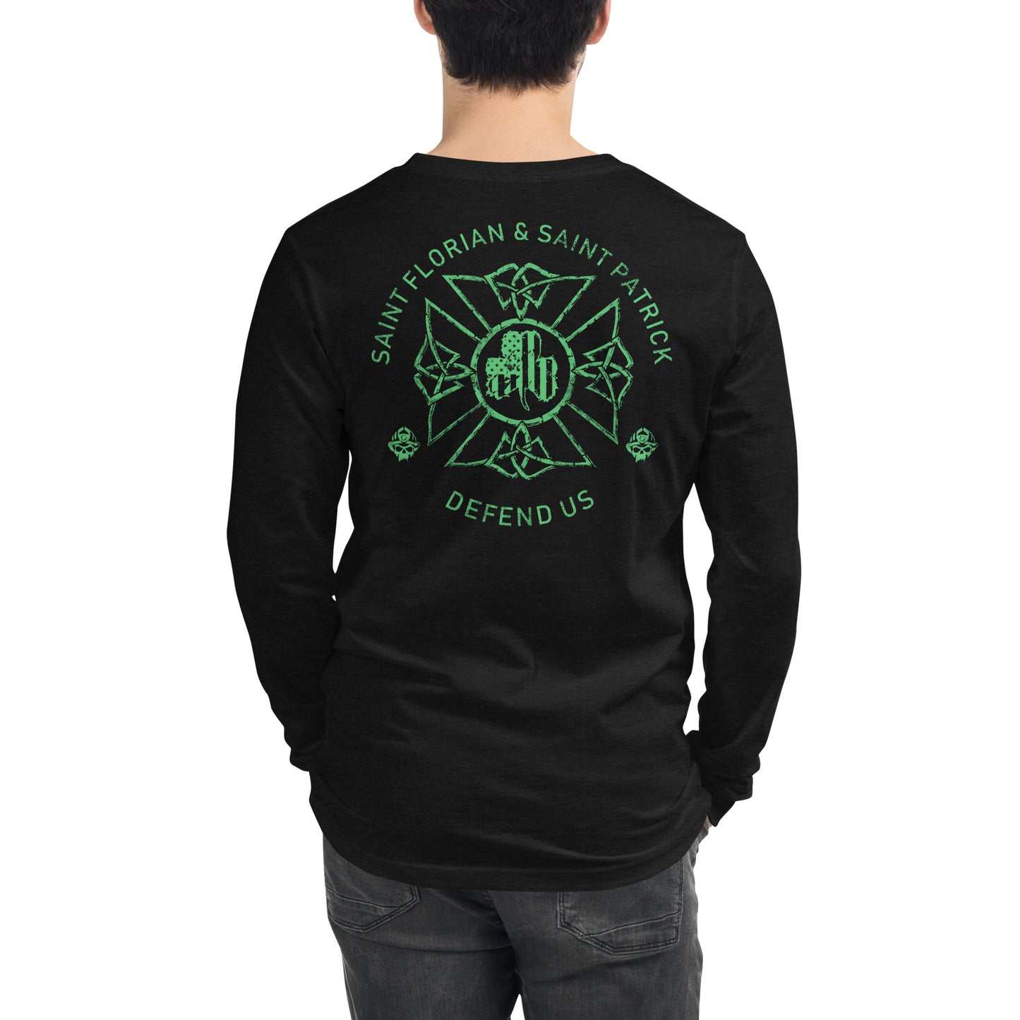 St. Florian Irish Protect Us Premium Sport-Langarm-T-Shirt