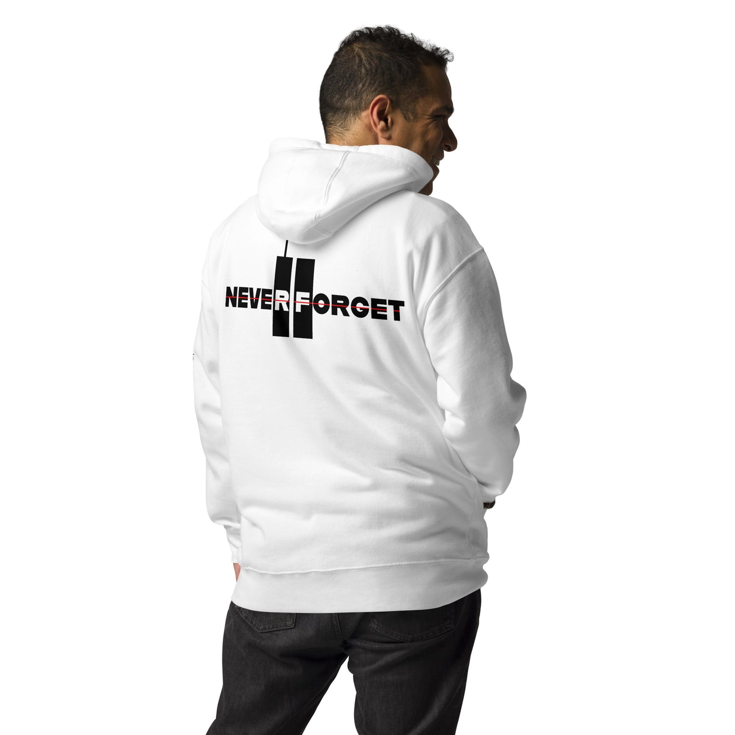 9/11 Niemals vergessen 343 Twin Towers Kapuzenpullover