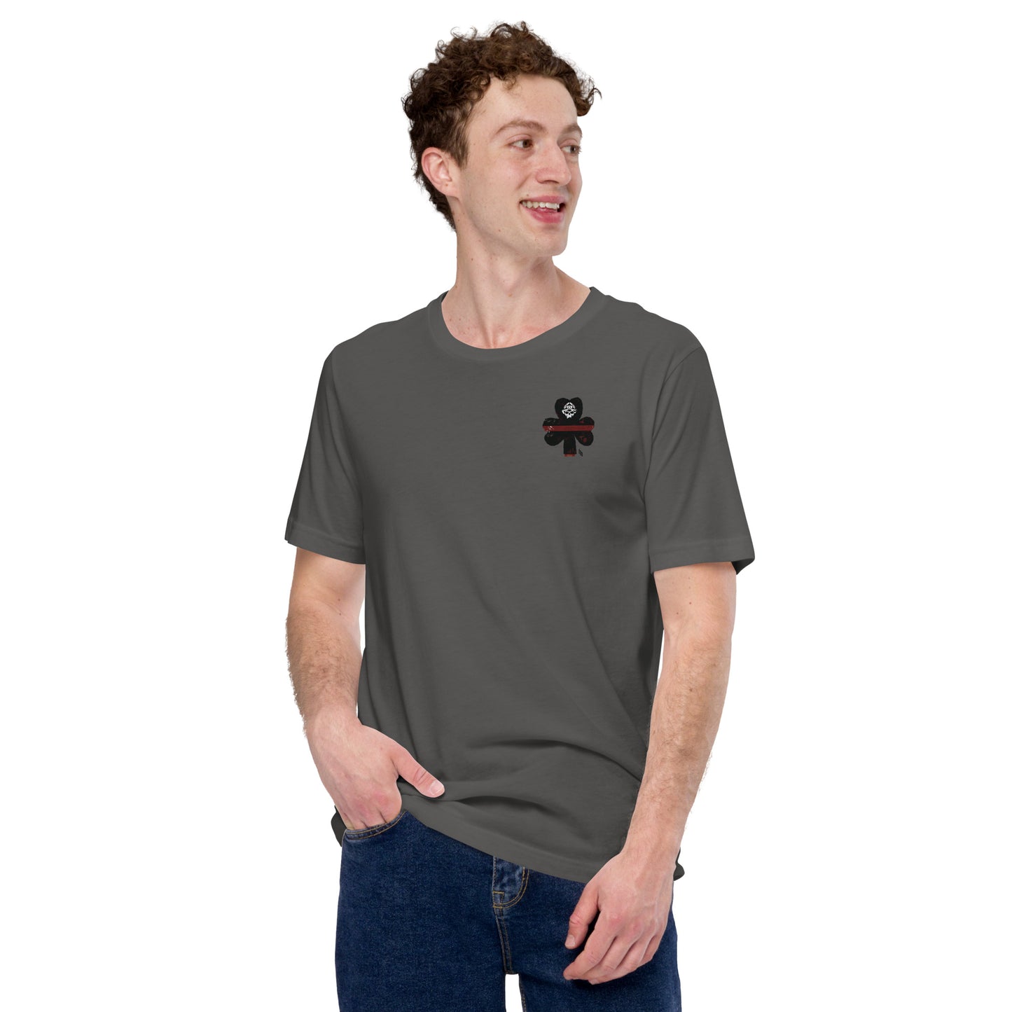 Brotherhood Before All Irish Shamrock Athletic Tee