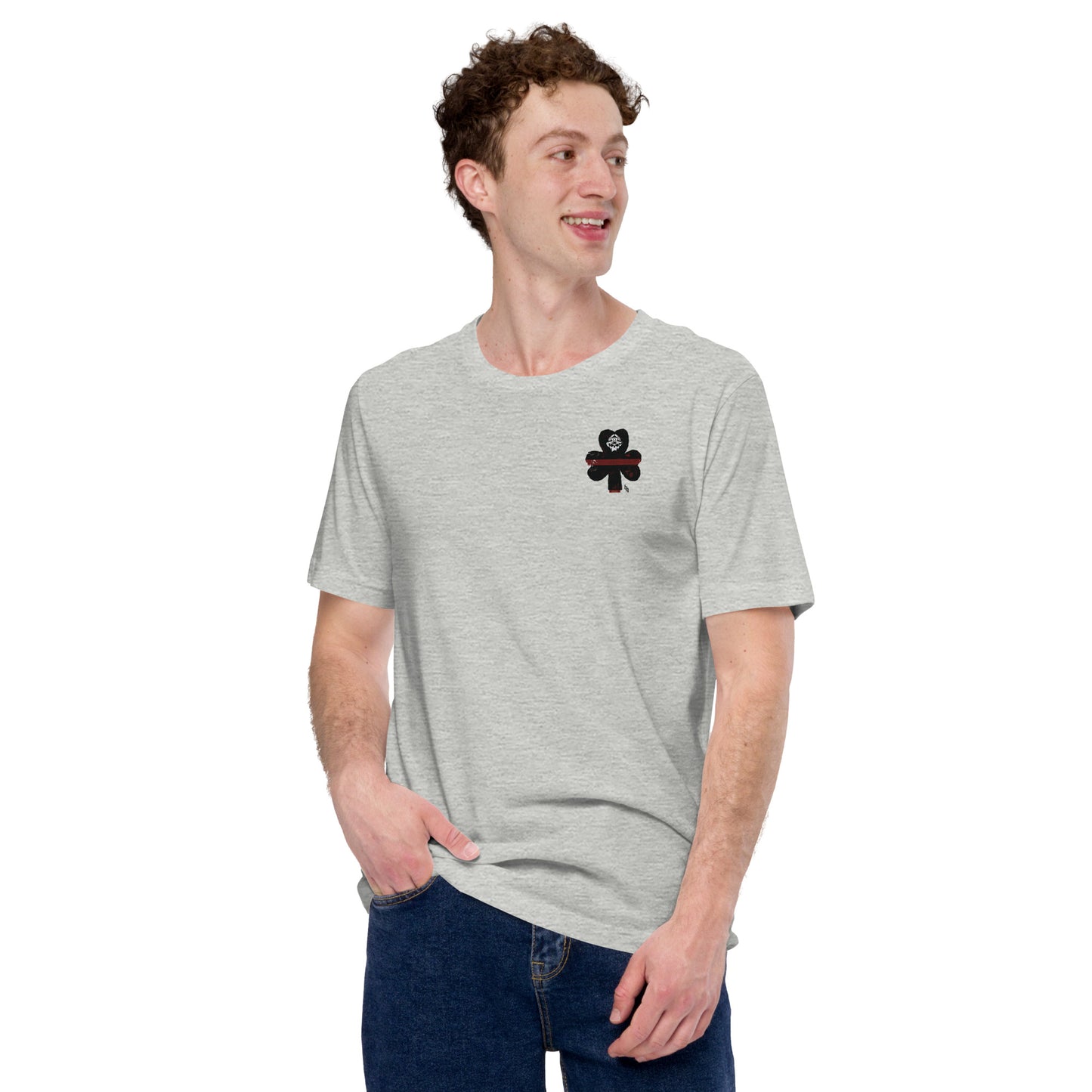 Brotherhood Before All Irish Kleeblatt Athletic Tee