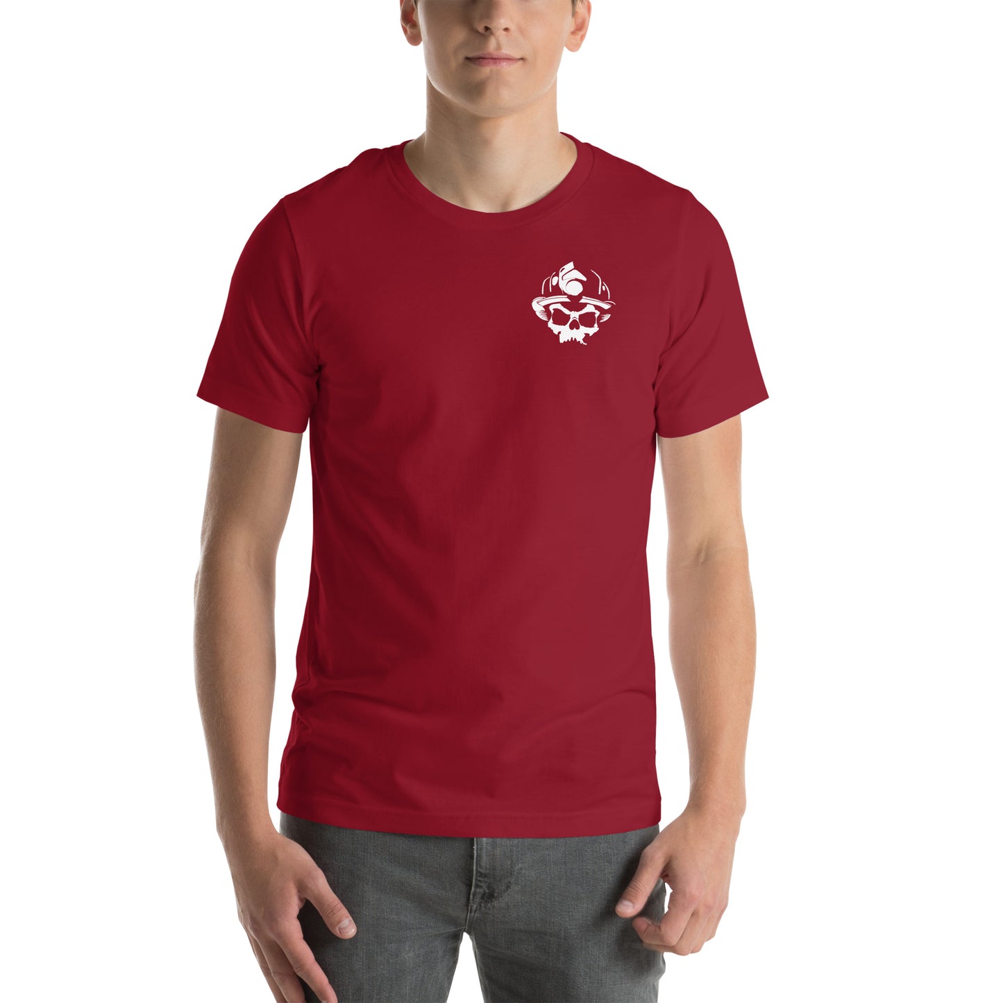 Klassisches Premium-T-Shirt mit Totenkopf-Logo