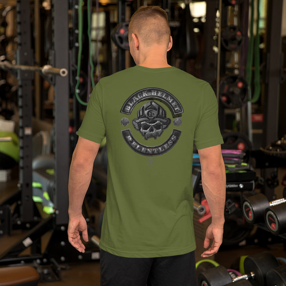 Black Helmet Relentless Biker Premium Tee