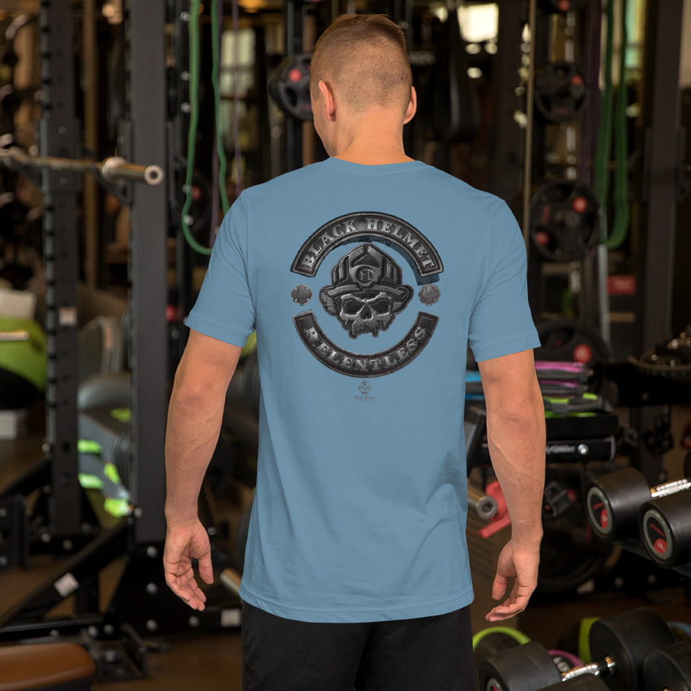Black Helmet Relentless Biker Premium Tee