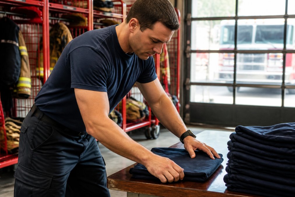 Durable Fabrics for Firefighter Station Shirts
