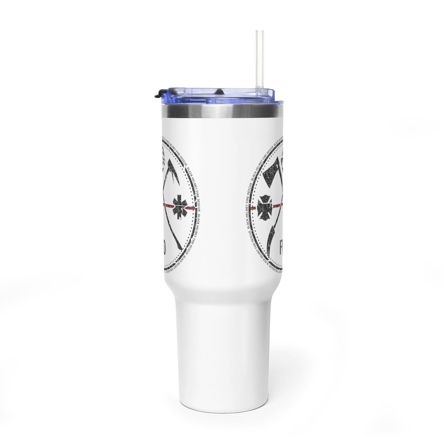 Fire Rescue Thin Red Line 40oz Stainless Steel Tumbler