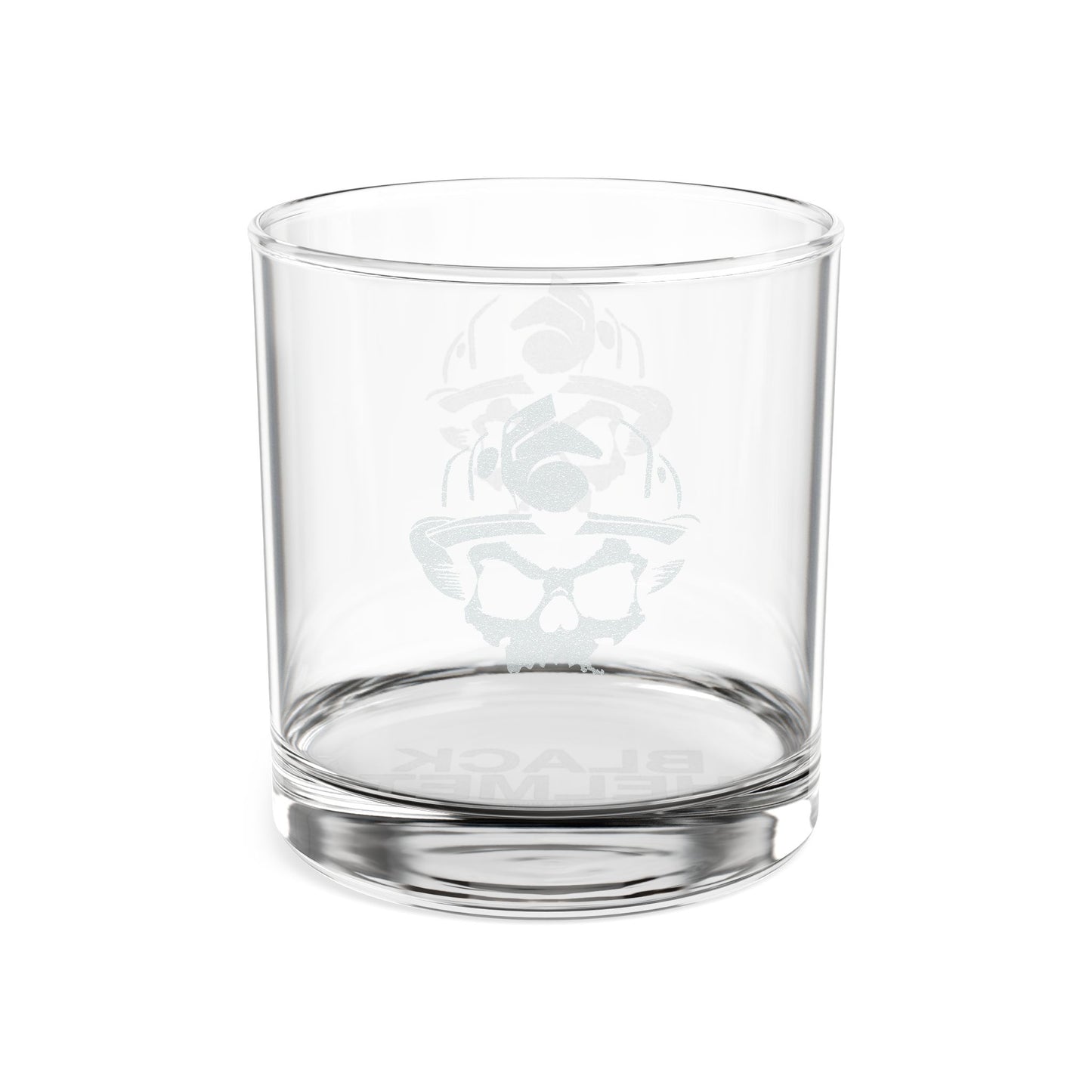 Engraved Skull Logo Rocks Glass (10oz)