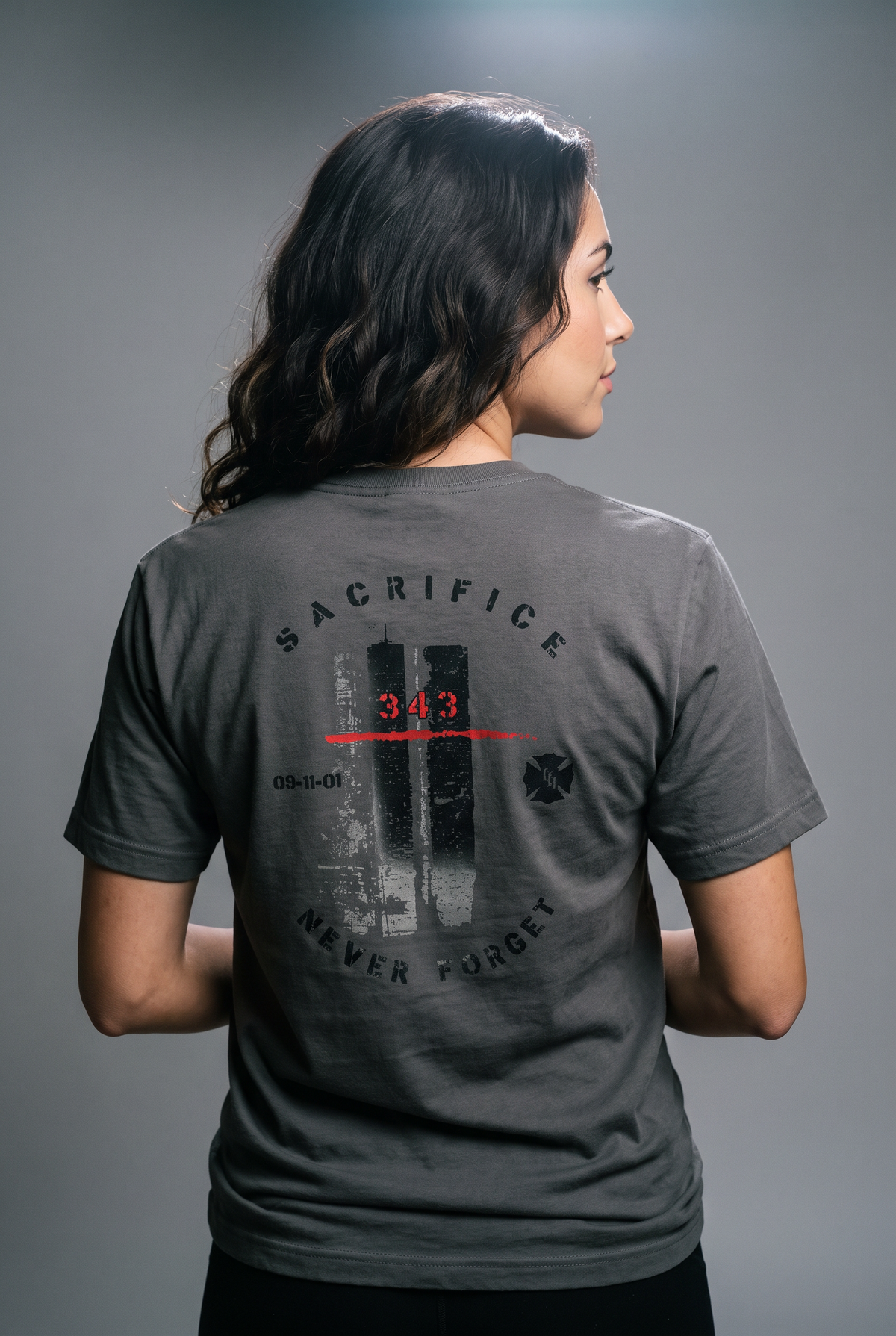 9/11 Niemals vergessen 343 Twin Towers Premium T-Shirt