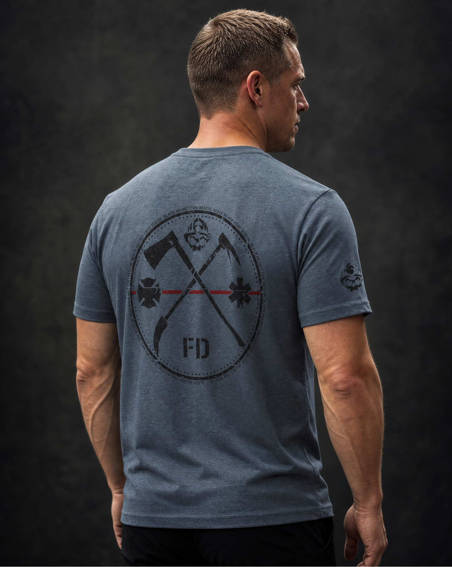 Fire Rescue Thin Red Line Premium Tee