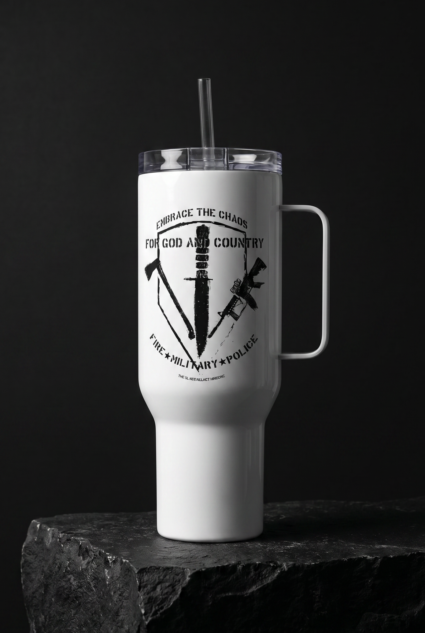 Embrace the Chaos 40oz Stainless Steel Travel Mug