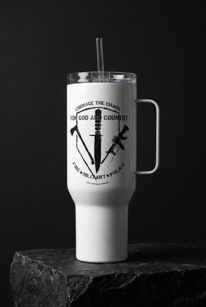 Embrace the Chaos 40oz Stainless Steel Travel Mug