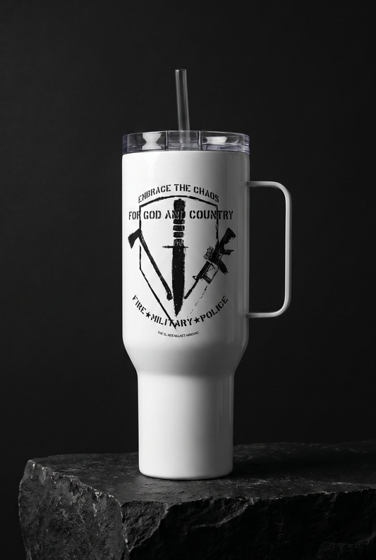 Embrace the Chaos 40oz Stainless Steel Travel Mug