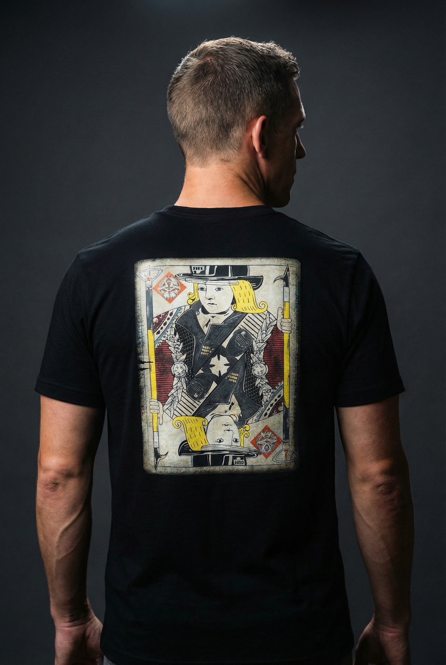 The Jack of All Trades Firefighter Premium Tee – Black Helmet The Jack of All Trades Firefighter Premium Tee – Black Helmet