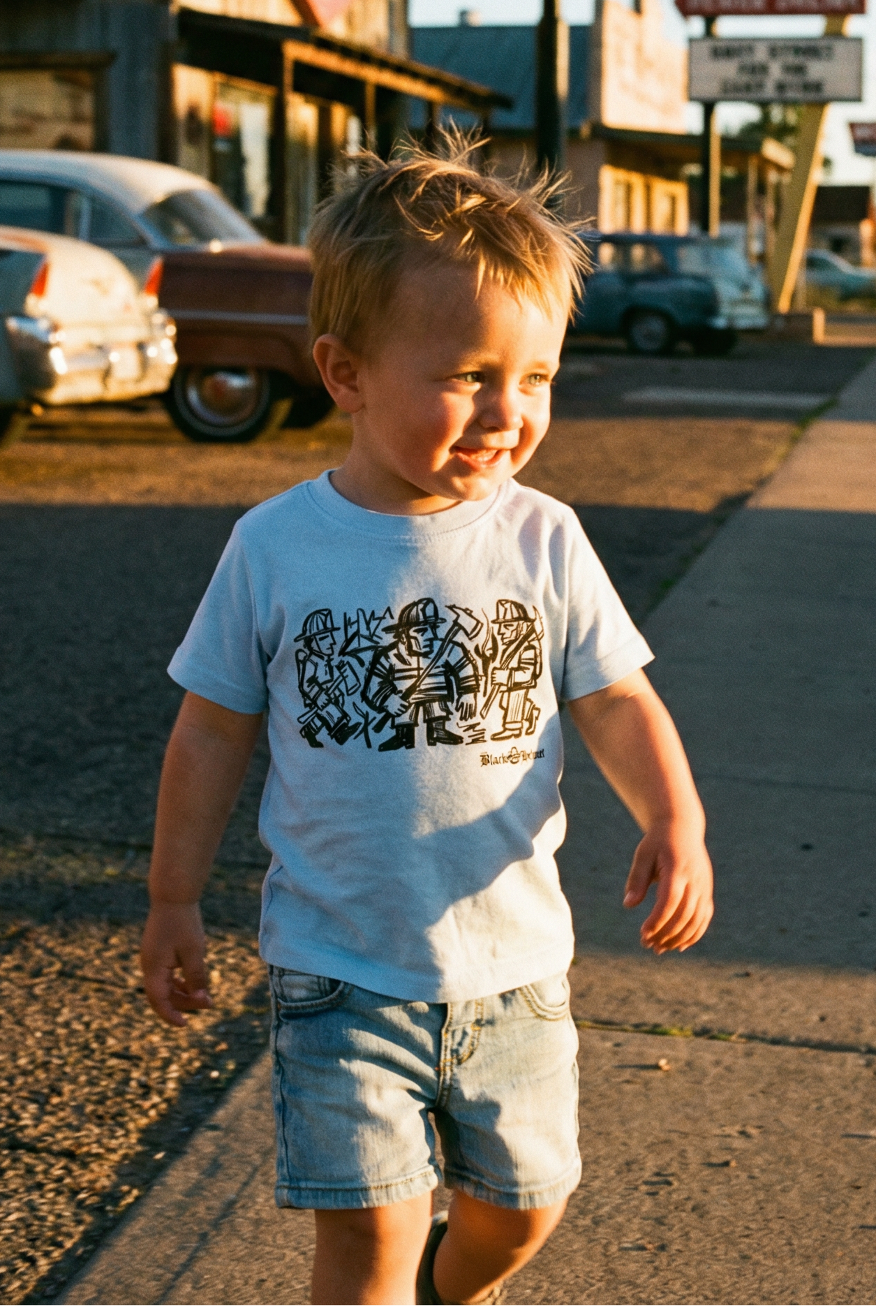 Little Line Crew Toddler Tee