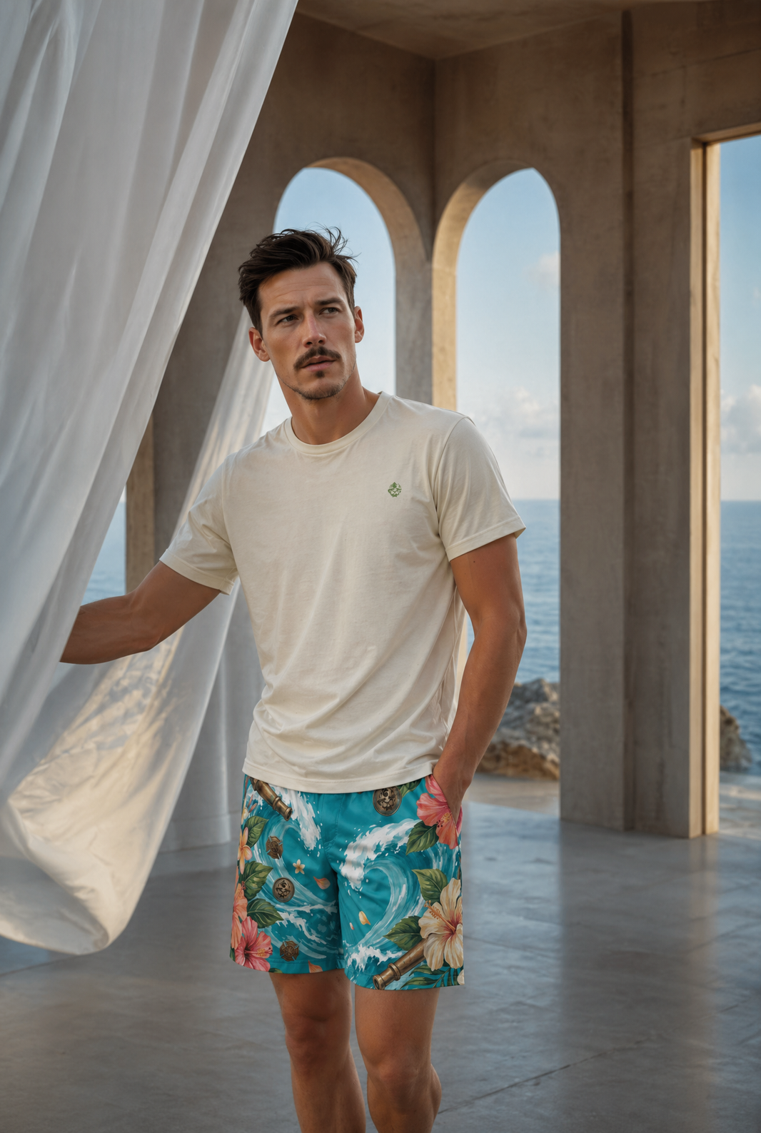 Brass & Bloom Lounge Shorts