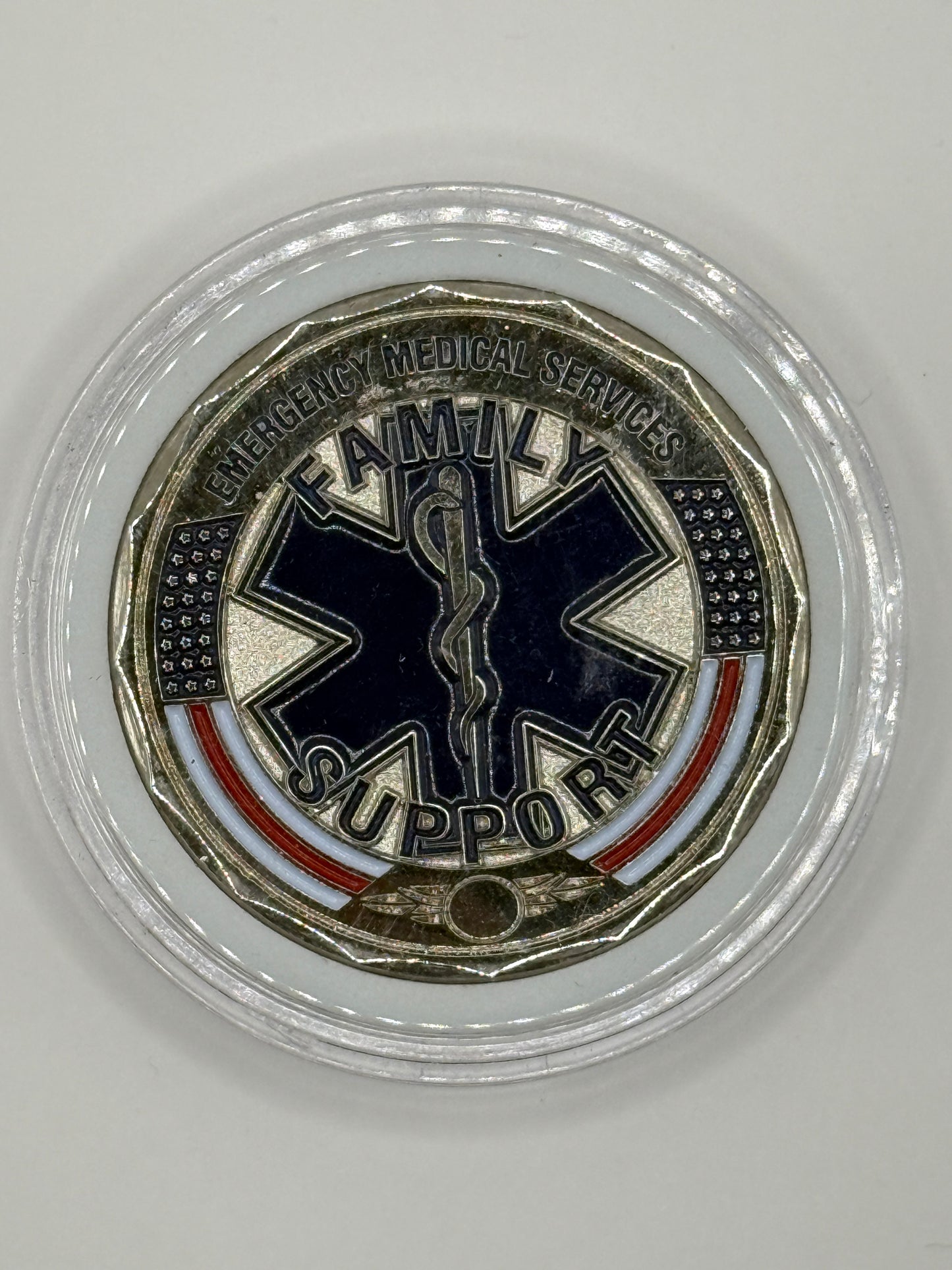 EMS Family Support Prayer Challenge Coin