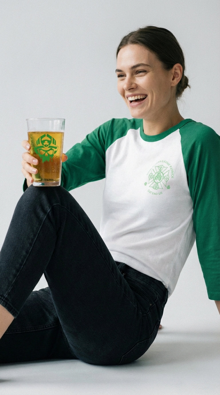 Irish Skull - St. Patrick's Day Shaker Pint Glass