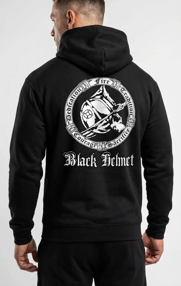 Fight Fire Dedication, Tradition, Sacrifice and Courage Premium Hoodie | Cotton Heritage