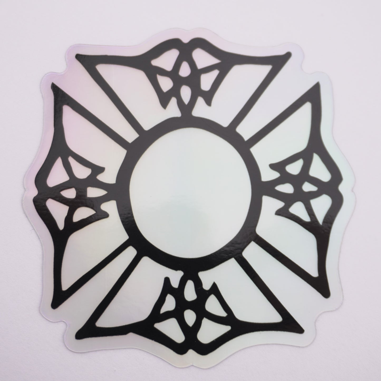 Holographic Maltese Cross Decal - Limited Edition