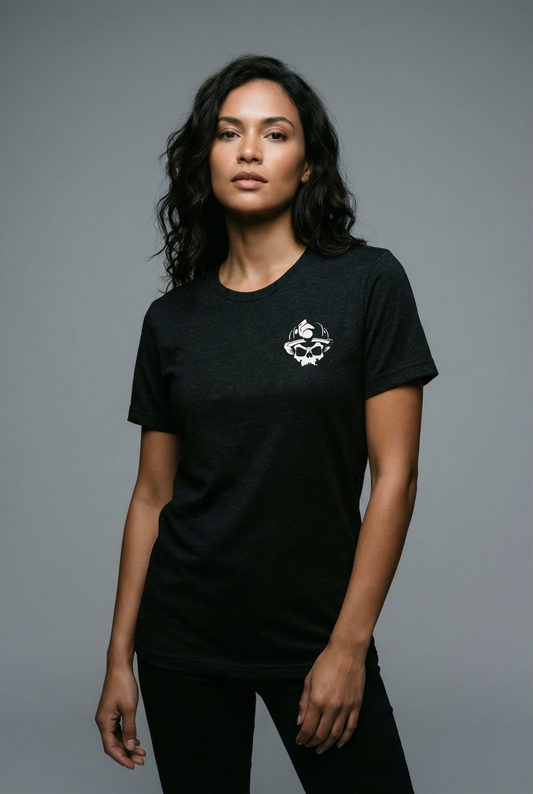 Camiseta premium con el logotipo clásico de calavera