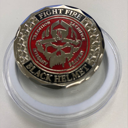 Be Prepared For Anything Spartan Fight Fire Challenge Coin