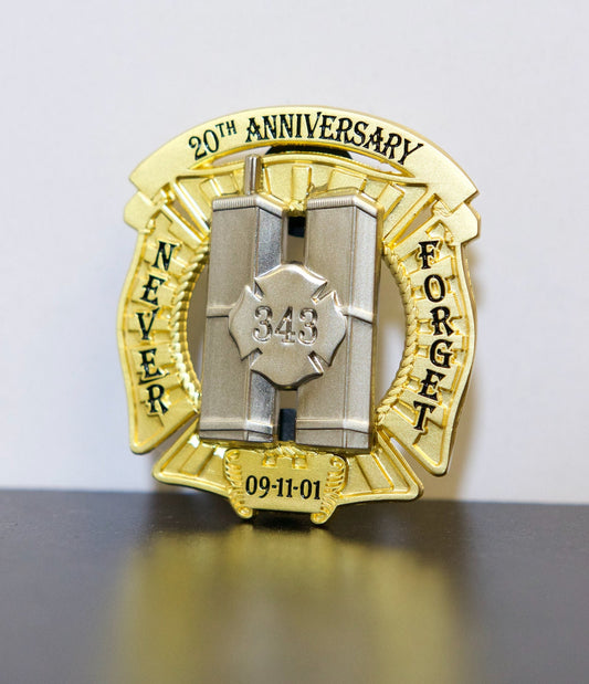 20th Anniversary 343 Never Forget Limited Edition Pin