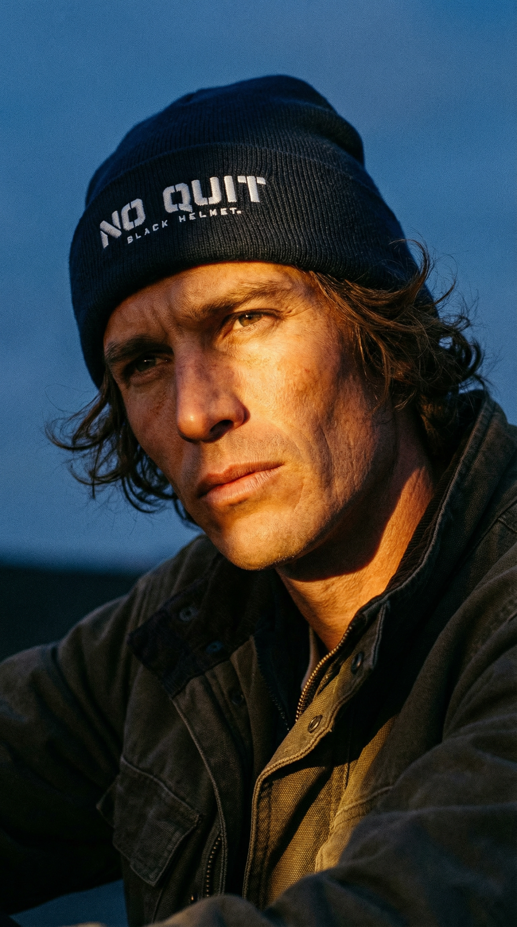 No Quit Embroidered Beanie