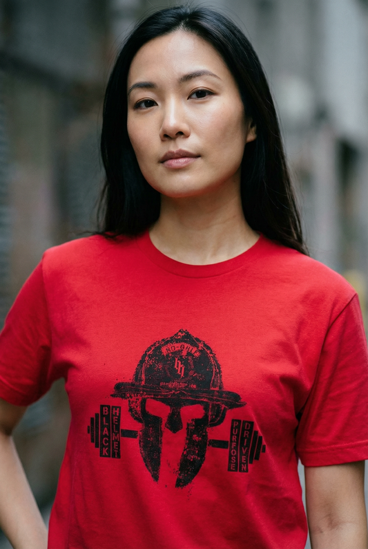 Purpose Driven No Quit Black Helmet Fit Premium T Shirt