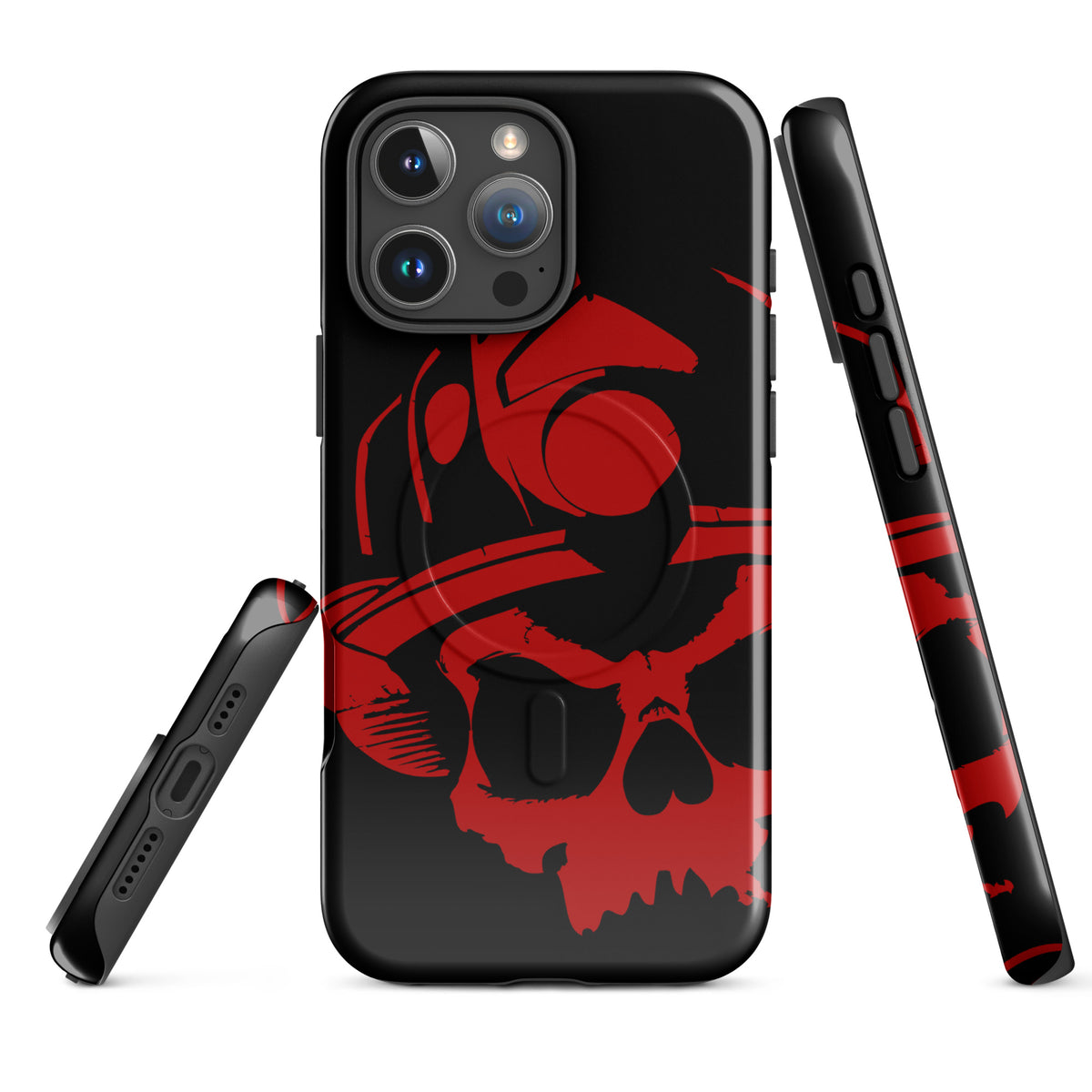 Red Icon Skull Logo MagSafe® Tough Case for iPhone®