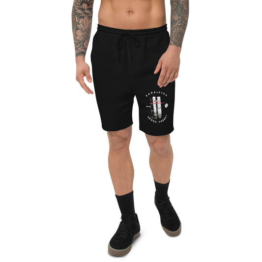 9/11 Never Forget 343 Twin Towers Sacrifice Men's Fleece Shorts | Independent Trading Co.