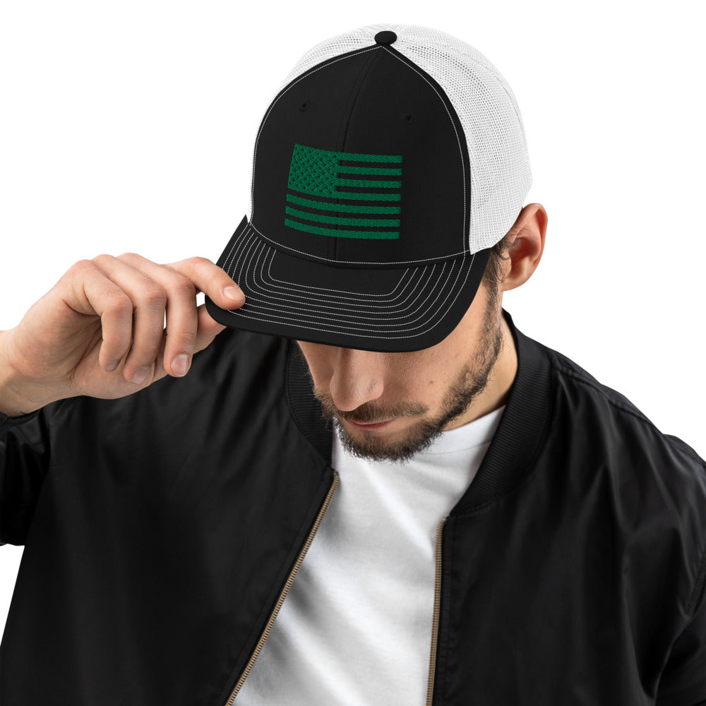 Stars & Stripes Trucker Cap - St. Patrick's Day Limited Edition